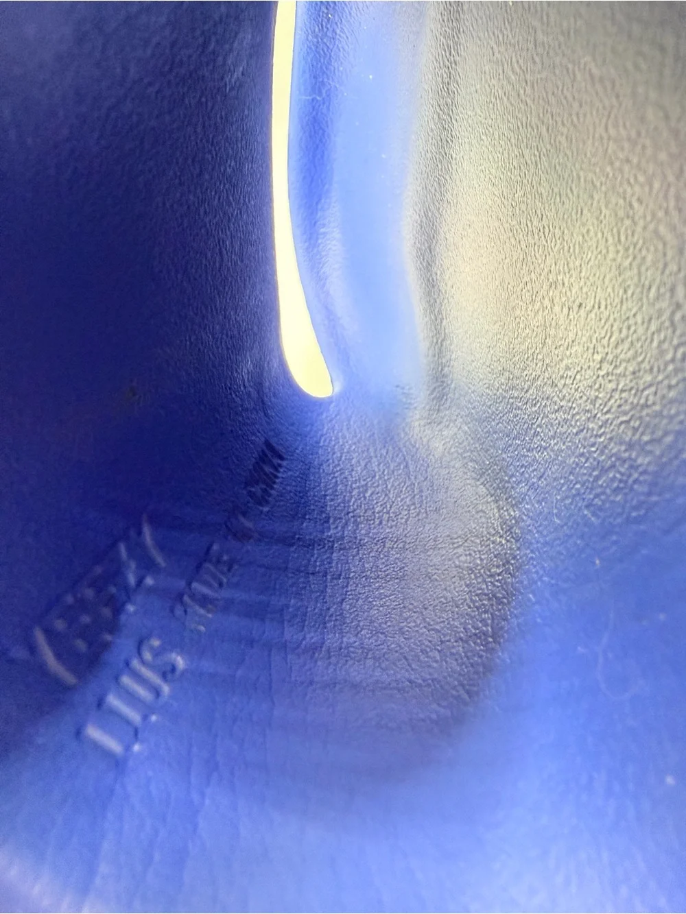 Yeezy Bold Blue Slide Sandals